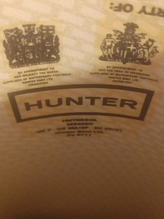 Hunter Gloss Tall Rain Boots - Size 9 - Picture 3 of 8